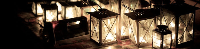 Nativity lanterns